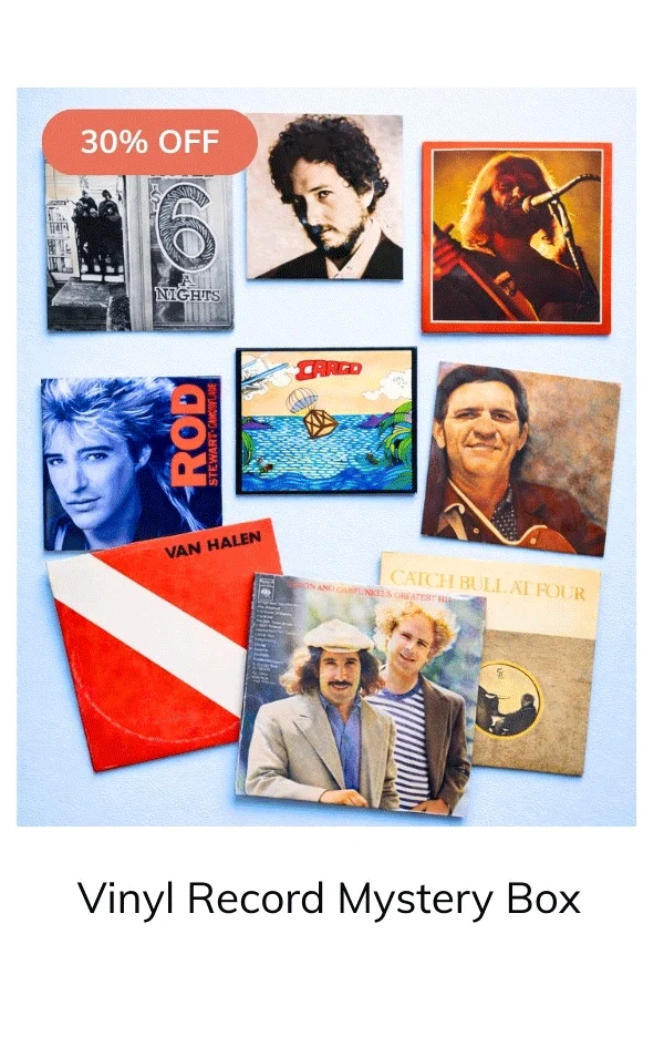 Vinyl Record Mystery Box - 7 Original LP Albums - You Pick the Genre