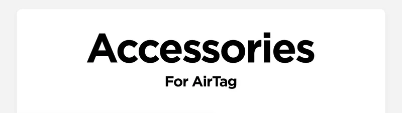 Accessories for AirTag