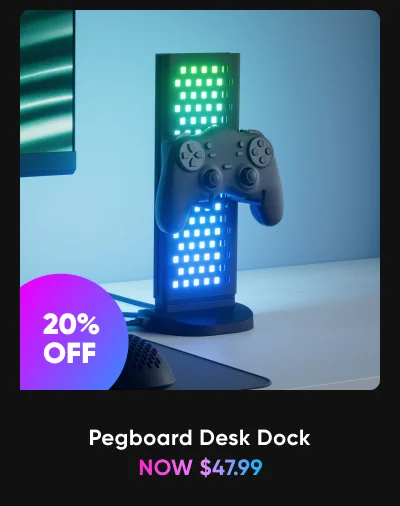 Pegboard Desk Dock