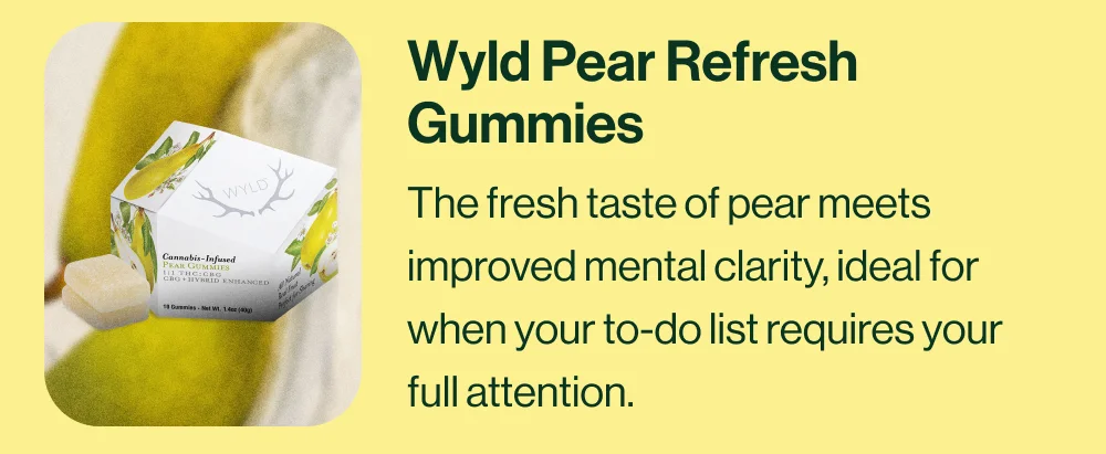 Wyld Pear Refresh Gummies