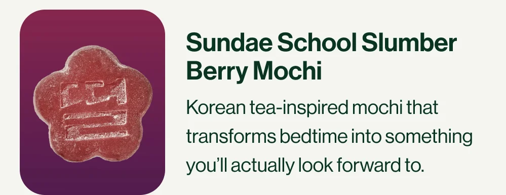 Sundae School Slumber Berry Mochi
