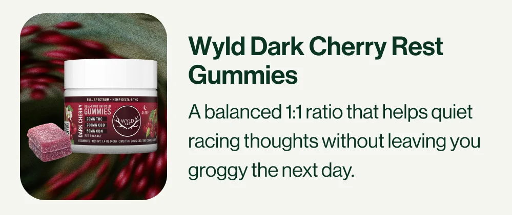 Wyld Dark Cherry Rest Gummies