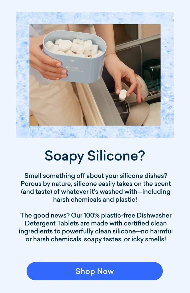Our Dishwasher Detergent Tablets are designed to take on tough to clean jobs, like silicone. Shop now!