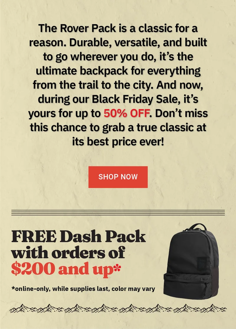 Rover Packs