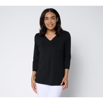 Belle by Kim Gravel Primabelle Knit Victory V-Neck Top