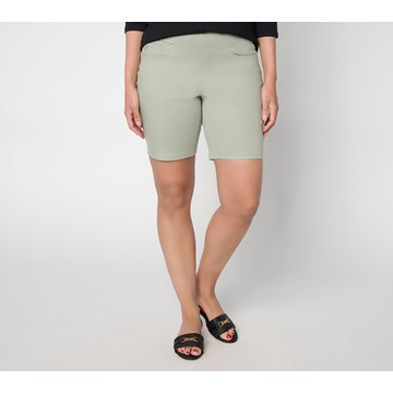 Belle by Kim Gravel Petite TipleLuxe Twill 5- Pocket Short