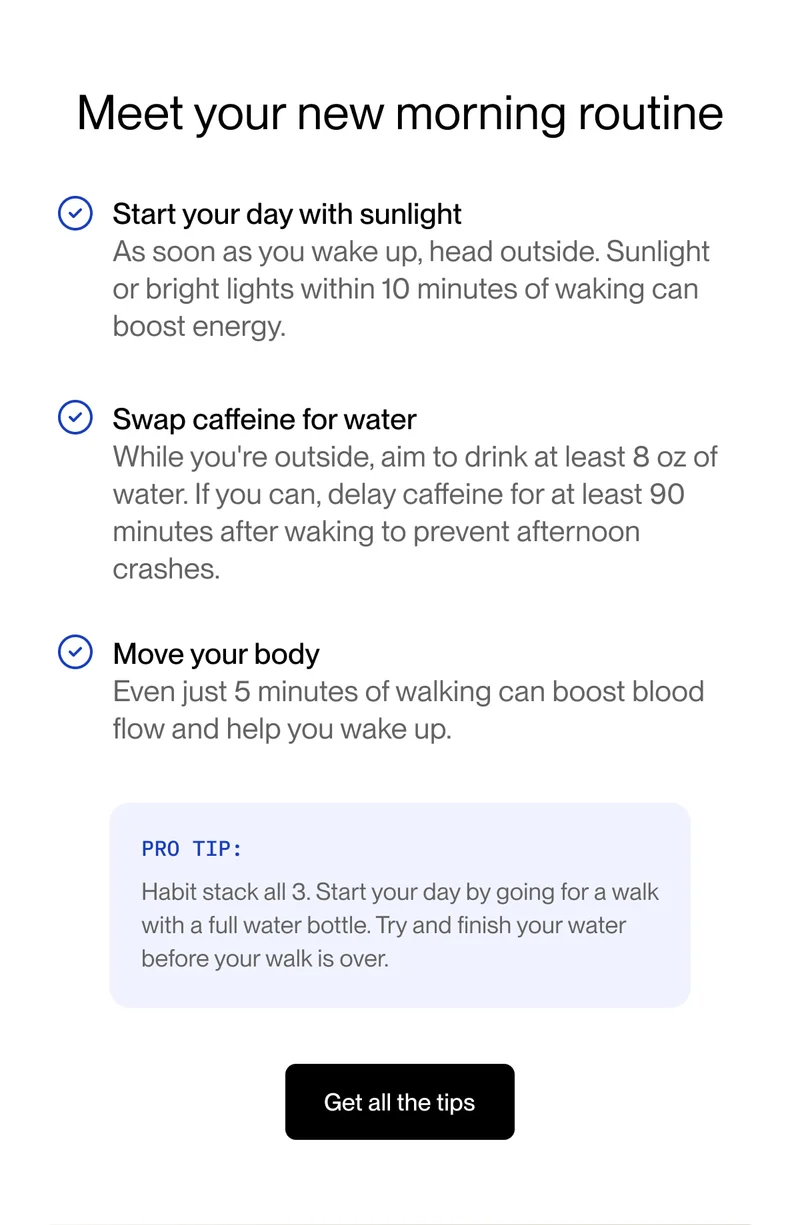 Meet your new morning routine