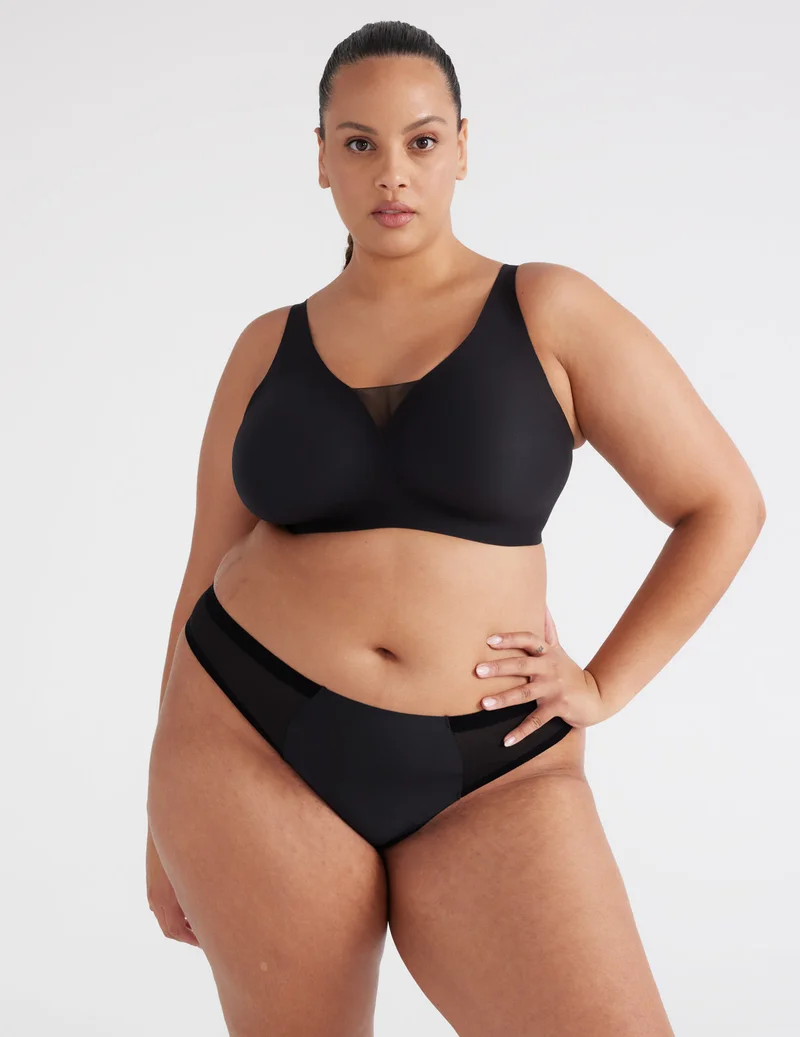Image of Light Leakproof Mesh Thong