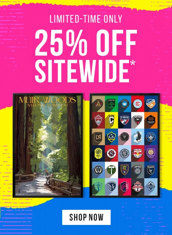 Limited Time Only - 25% Off Sitewide*