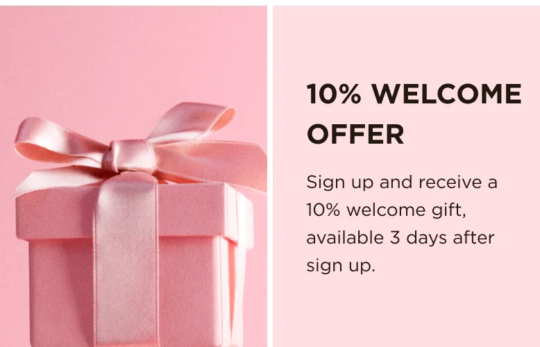 10% off welcome offer