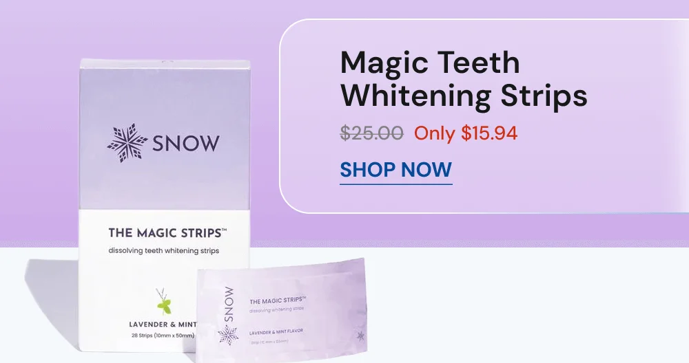 Magic Teeth Whitening Strips [SHOP NOW]