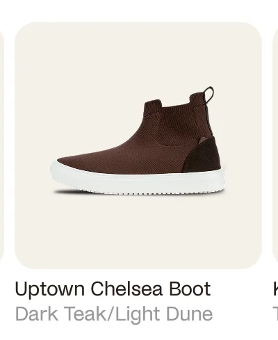 Uptown Chelsea Boot DarkTeak/Light Dune