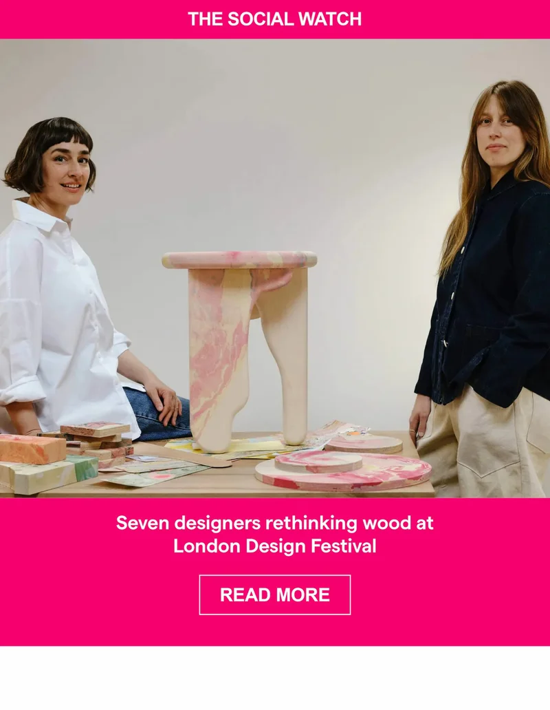 Seven designers rethinking wood at London Design Festival