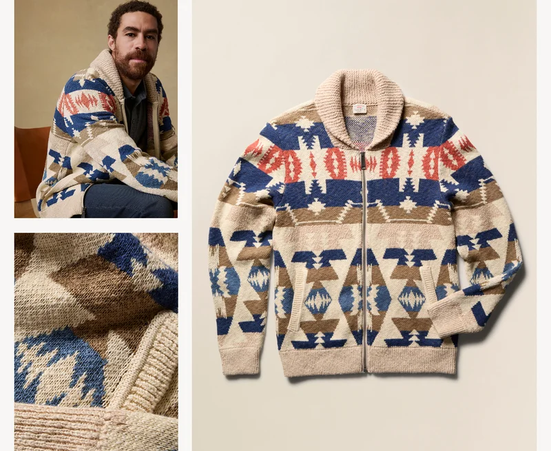 Thunder Voice Eagle Cardigan