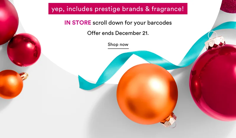 $10 off your $40 qualifying purchase in store or online