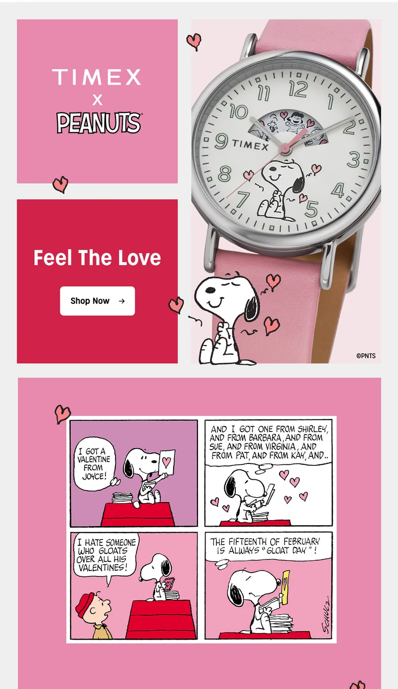 TIMEX X PEANUTS | Feel The Love | Shop Now