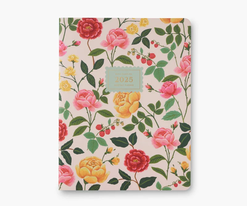 Image of 2025 12-Month Appointment Notebook - Roses