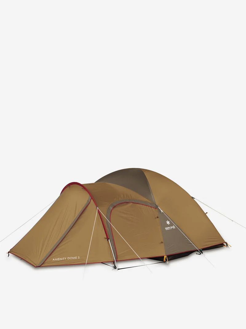 Image of Snow Peak Amenity Dome Small 3 Person Tent - Brown