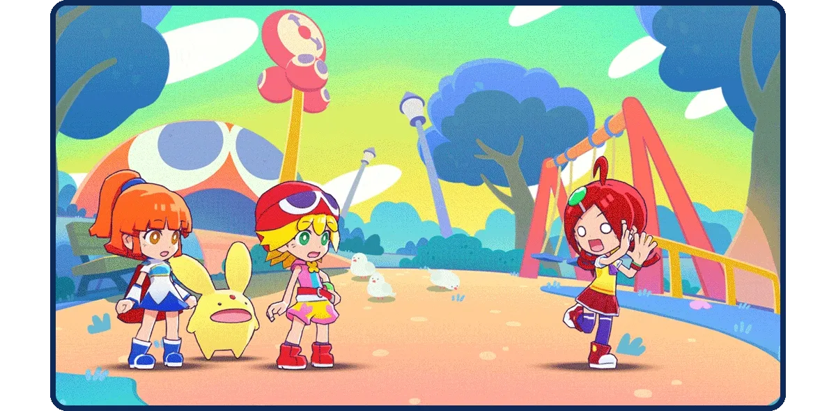 Puyo puyo puzzle pop art