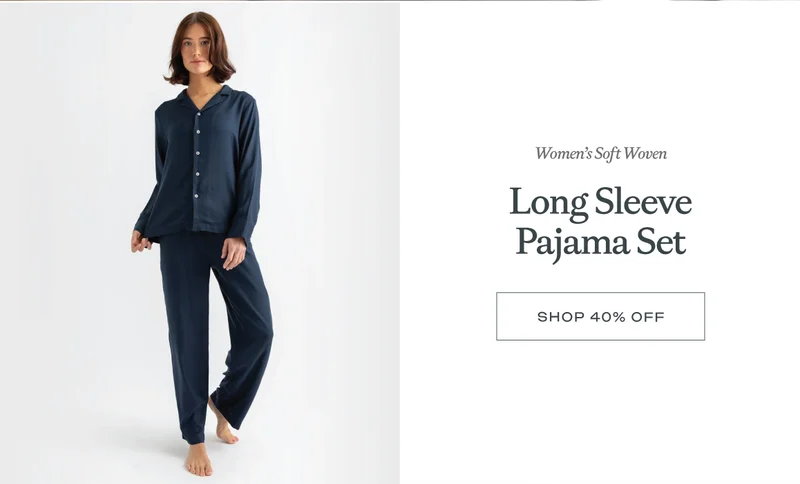 SOFT WOVEN PAJAMA SET