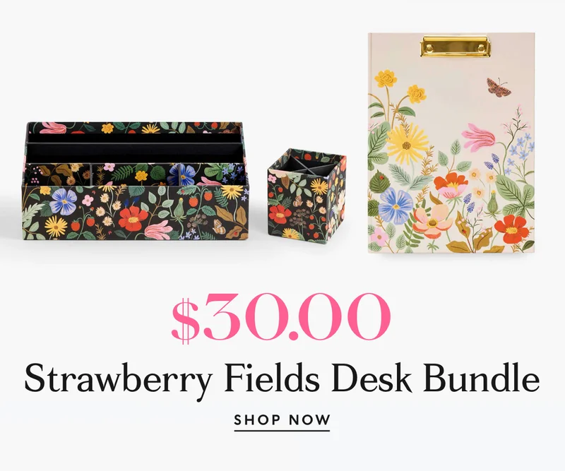 Strawberry Fields Desk Bundle