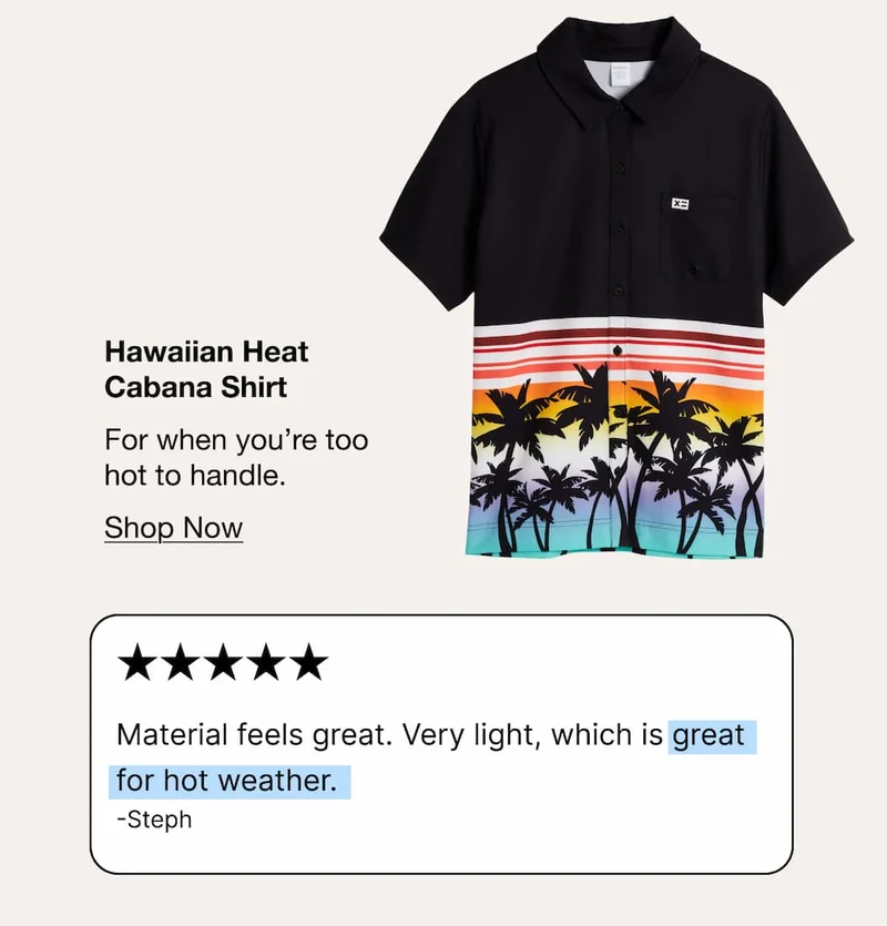 Hawaiian Heat Cabana Shirt