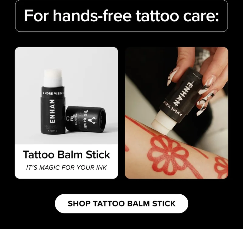 For hands-free tattoo care: Tattoo Balm Stick it’s magic for your ink | shop tattoo balm stick
