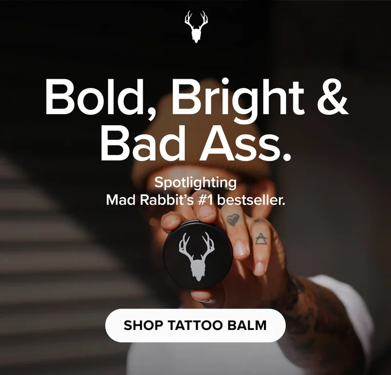 Bold, Bright & Bad Ass. | Spotlighting Mad Rabbit’s #1 bestseller. | shop tattoo balm