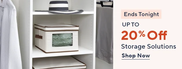 Storage and Organization Sale Prices End Tonight