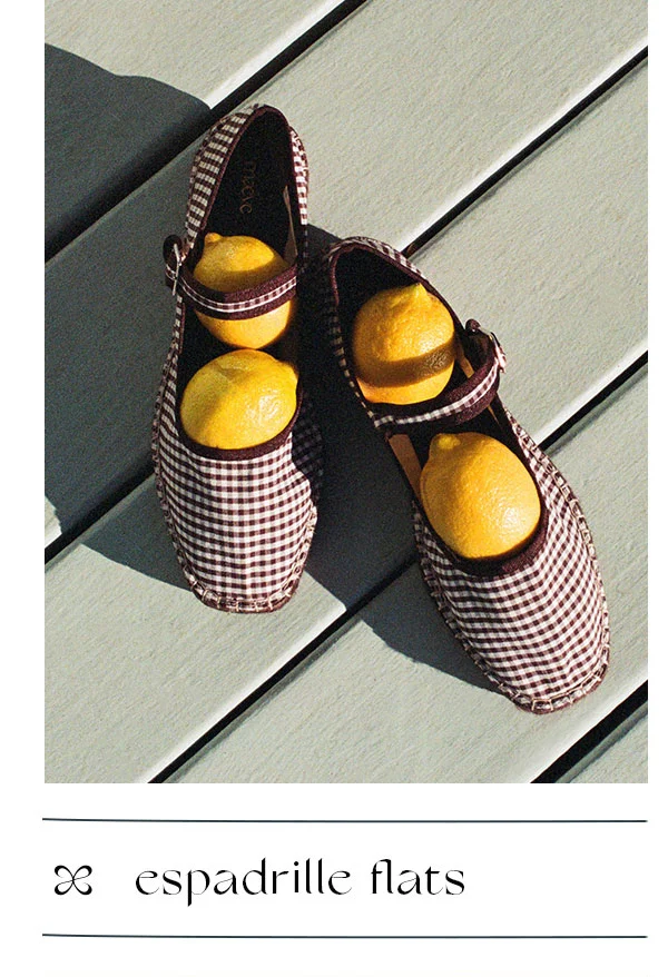 Espadrille flats