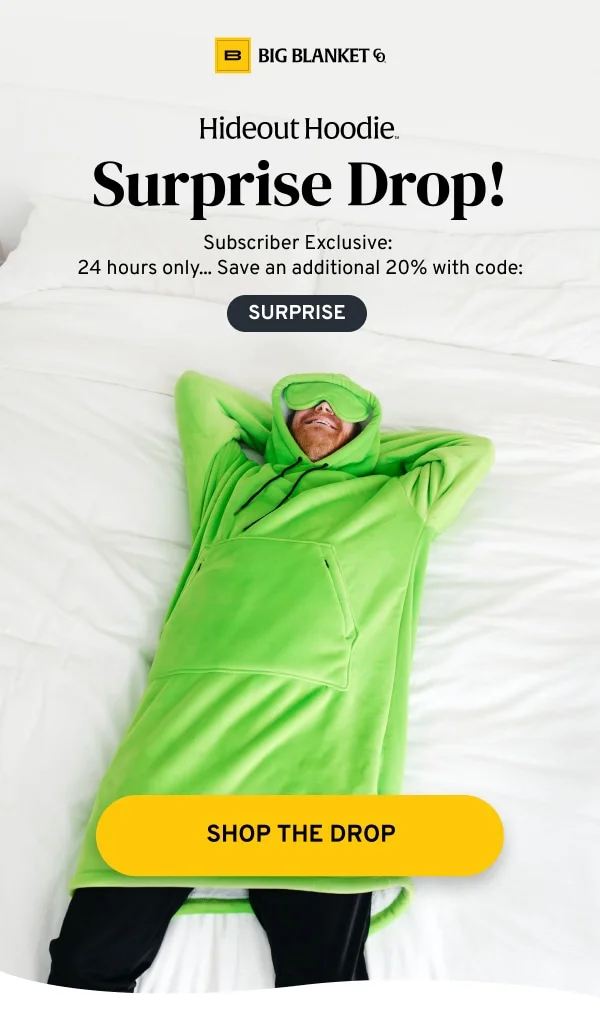 Hideout Hoodie Surprise Drop