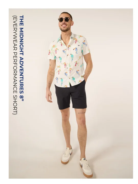 Everywear Performance Short: The Midnight Adventures 8"