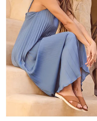 Mae Crossover Slide Sandal - Image