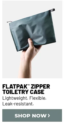 FlatPak Zipper toiletry case