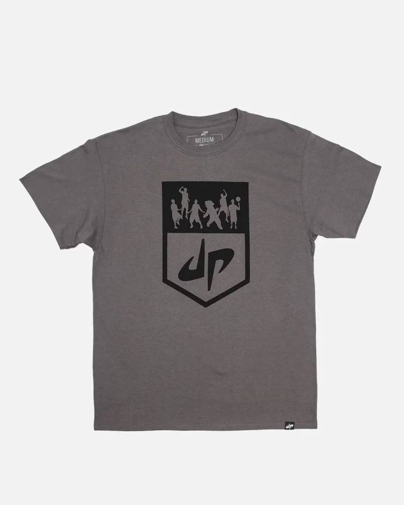 Image of Crest Tee (Charcoal Heather)