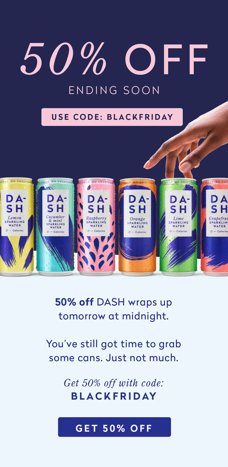 50% Off Ending Soon