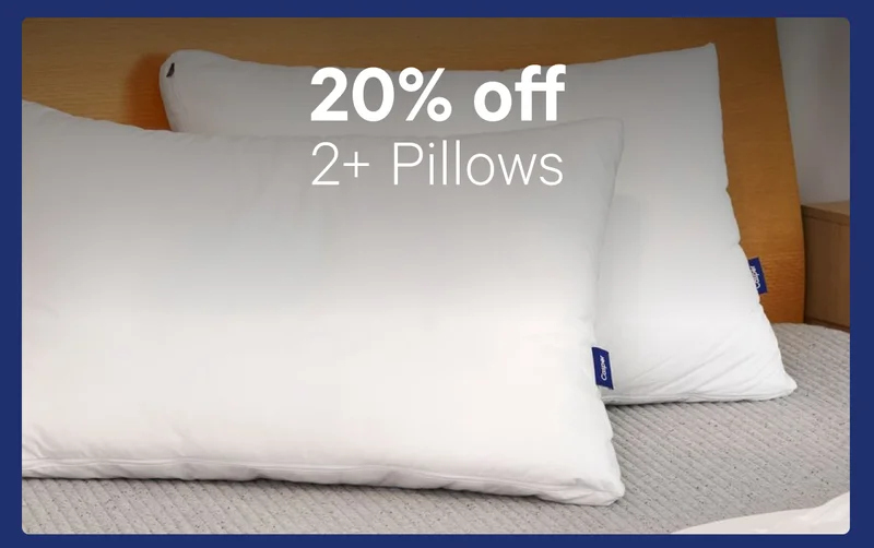 20% off 2+ Pillows