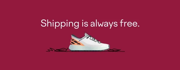 Shipping is always free