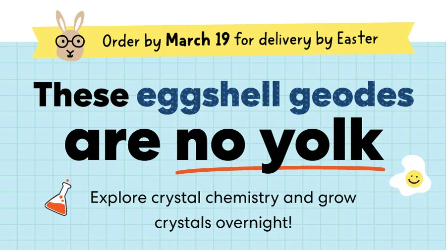 Order by March 19 for delivery by Easter!