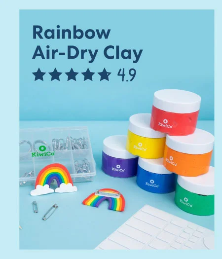 Rainbow Air-Dry Clay