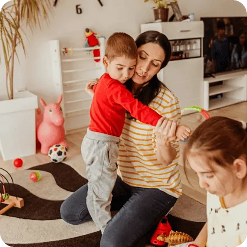 a mom disciplining her son with 4 words that work better than warnings a mom disciplining her son with 4 words that work better than warnings