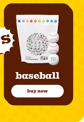 BASEBALL M&M'S