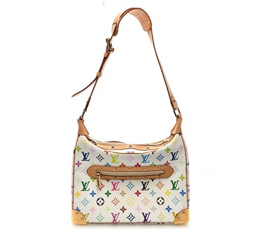 Pre-Owned Louis Vuitton Monogram Multicolor Boulogne White