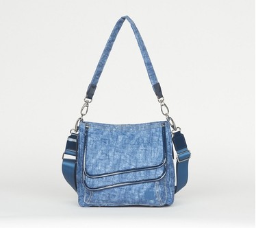 IHKWIP The Savvy Patent Trimmed Shoulder Bag w/ Crossbody Strap