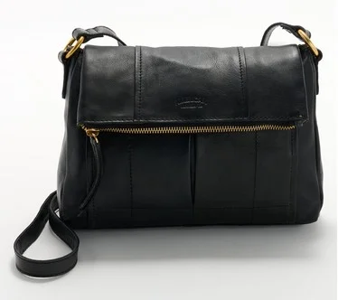 American Leather Co. Leather Lee Double Entry Crossbody