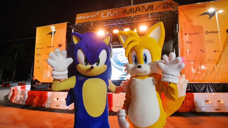 Sonic, Tales and McLaren in Miami