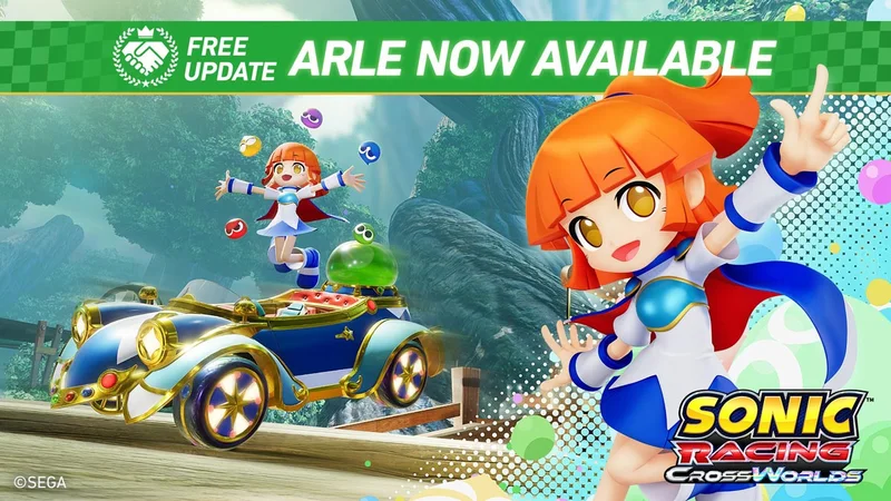 FREE UPDATE | ARLE NOW AVAILABLE | SONIC RACING: CROSSWORLDS