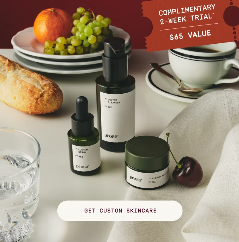 Get custom skincare