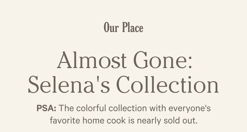 Our Place - Almost Gone: Selena's Collection