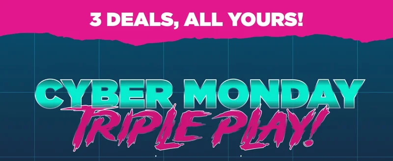 Cyber Monday Triple Play: 1) Sitewide Sale + FREE U.S. Shipping + FREE Gift